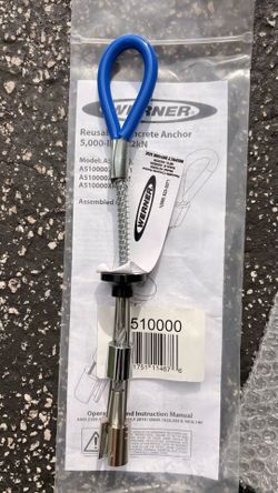Werner A510000 Reusable Concrete Anchor - NEW in Package