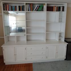 White Wall Unit 