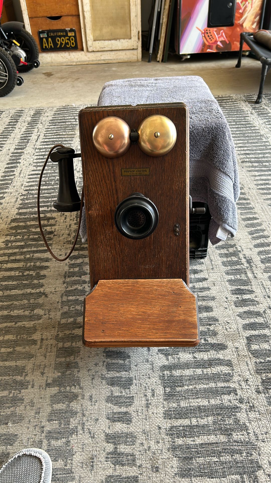 phone telephone Western Electric antique