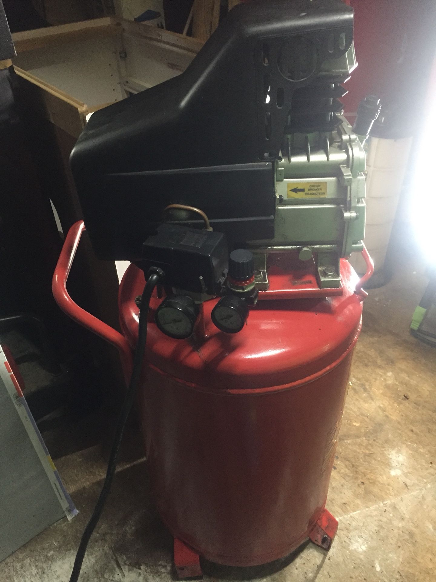 Air compressor with air tools