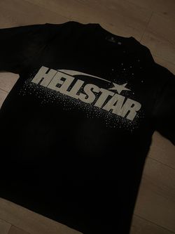 Hellstar Rhinestone Graphic T-Shirt Black