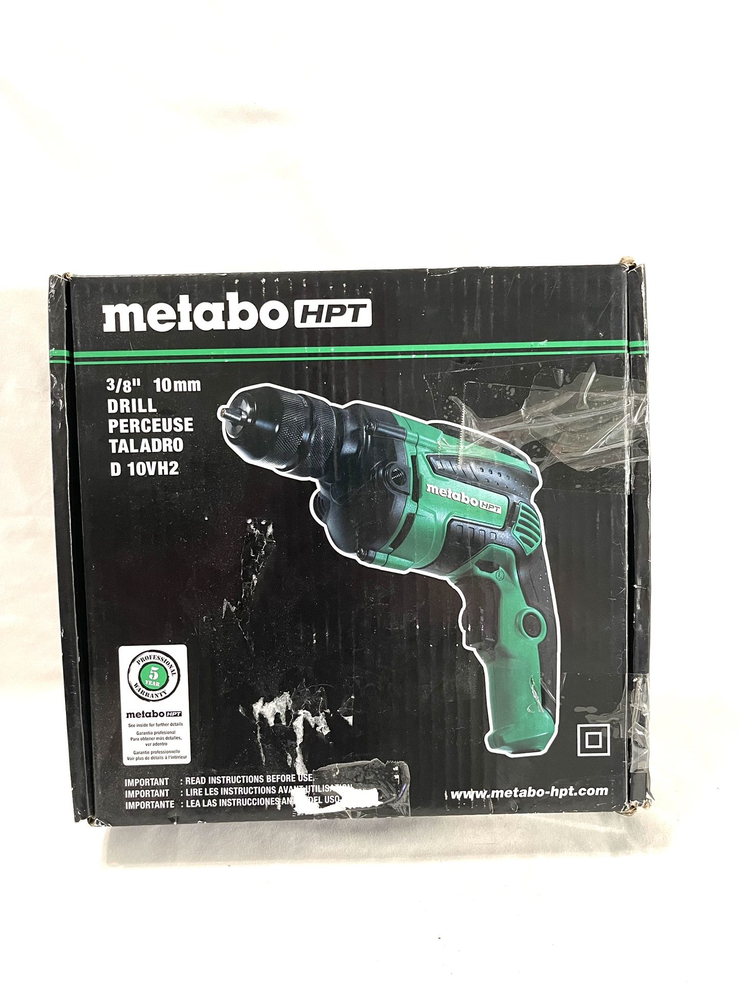 Brand New Metabo HPT Corded 3/8” Chuck Drill Driver. Retails for $110.