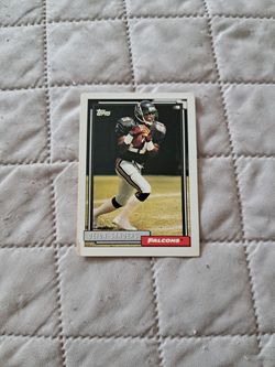 1992 Topps Dieon Sanders Card