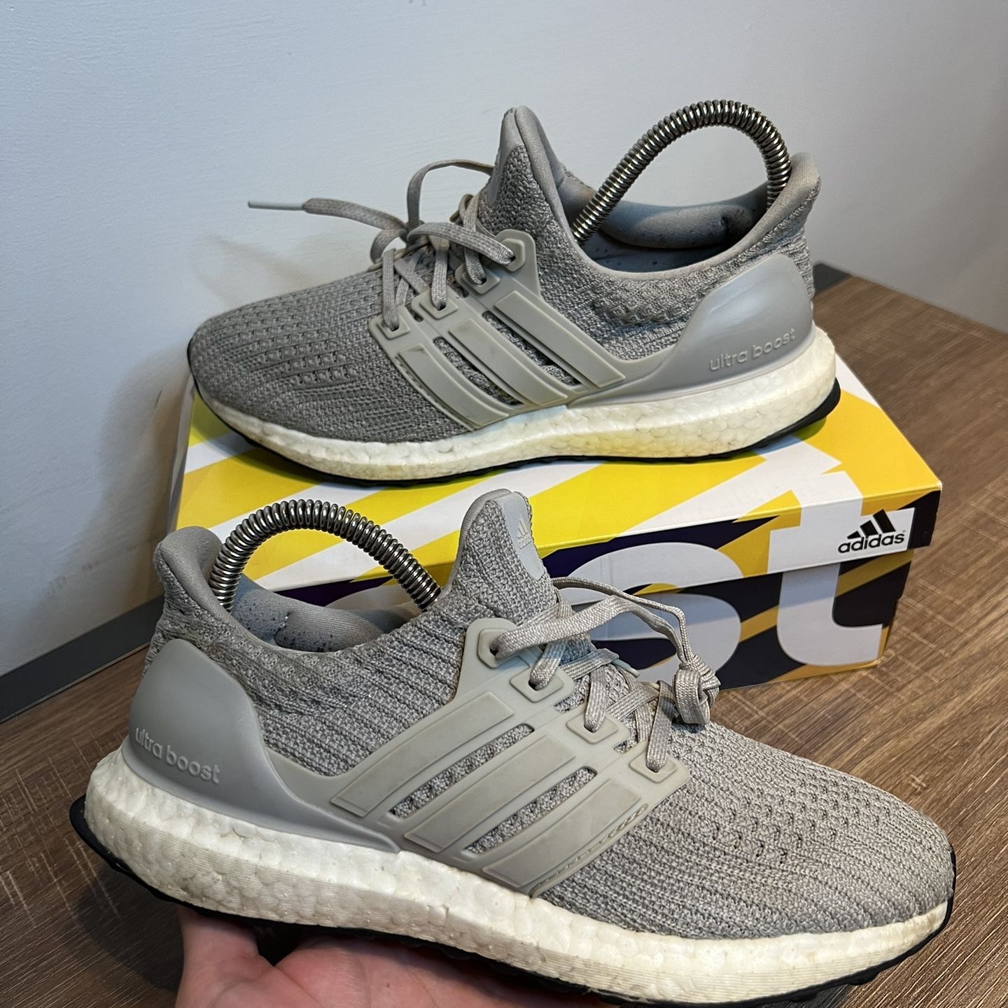 Adidas UltraBoost 3.0 DB1428 Womens Gray White Athletic Running Shoes Size  5 for Sale in Portland, OR - OfferUp
