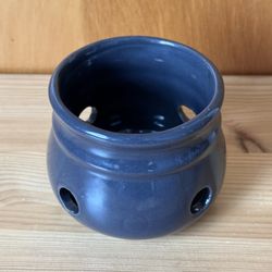 Vintage Original Artmark 3” Tall Gray Cut-Out Votive/Tealight/LED Candle Holder