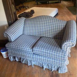 Plaid Couch 