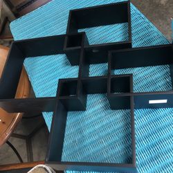 Black Shadowbox Modern Shelving