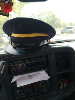Military hat from 1968 with the paperwork inside of it and that tells the people who lived and who died