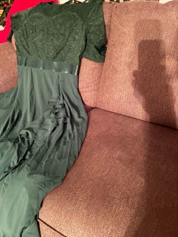 Forest green formal dress, size 20-22