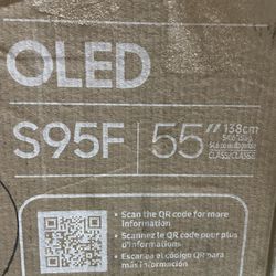 Samsung - 55” Class S95F Series OLED 4K UHD SamsungVision AI Smart Tizen TV