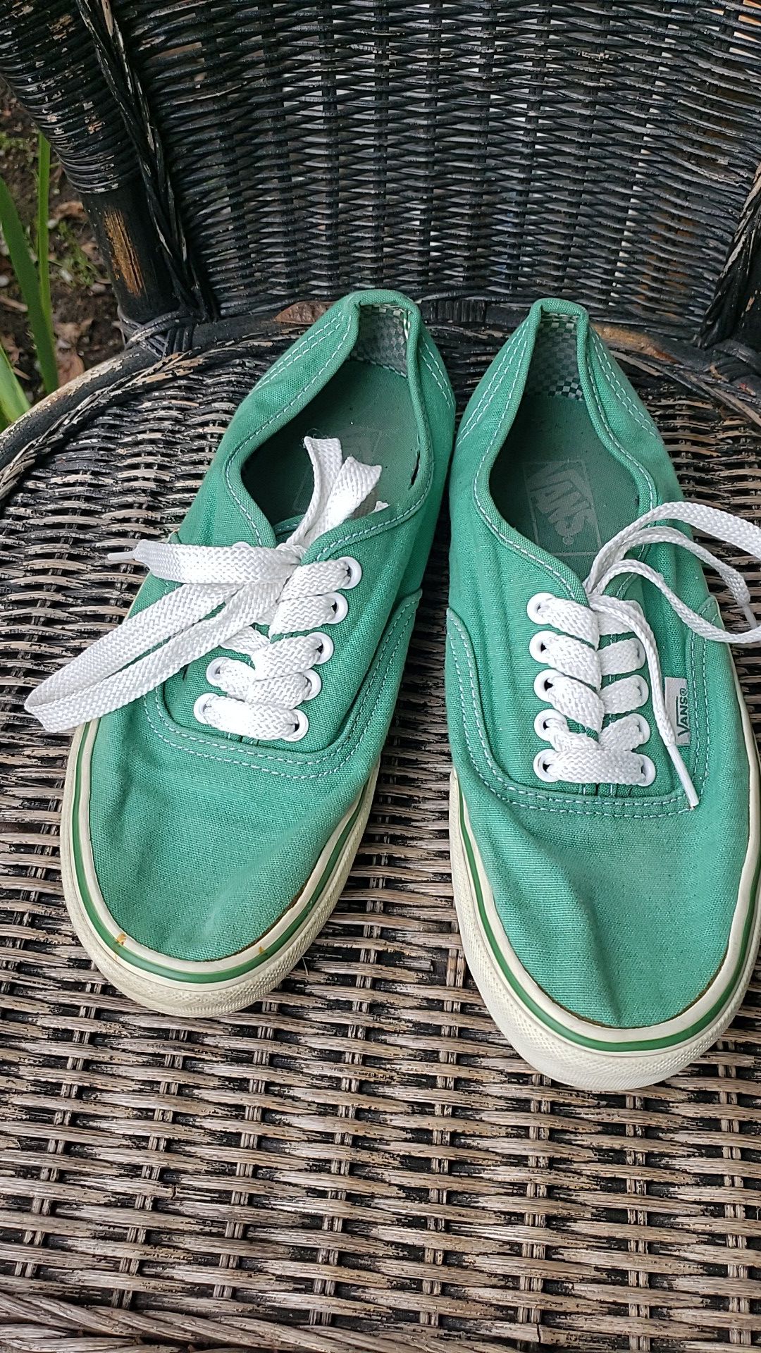 Van's Green Unisex Tenny Shoes