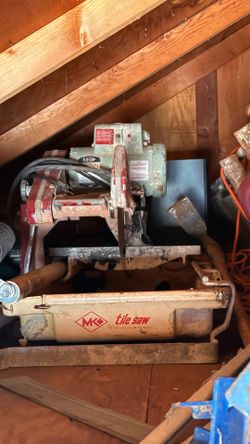 MK Diamond 10” Commercial Tile Saw - Read Description