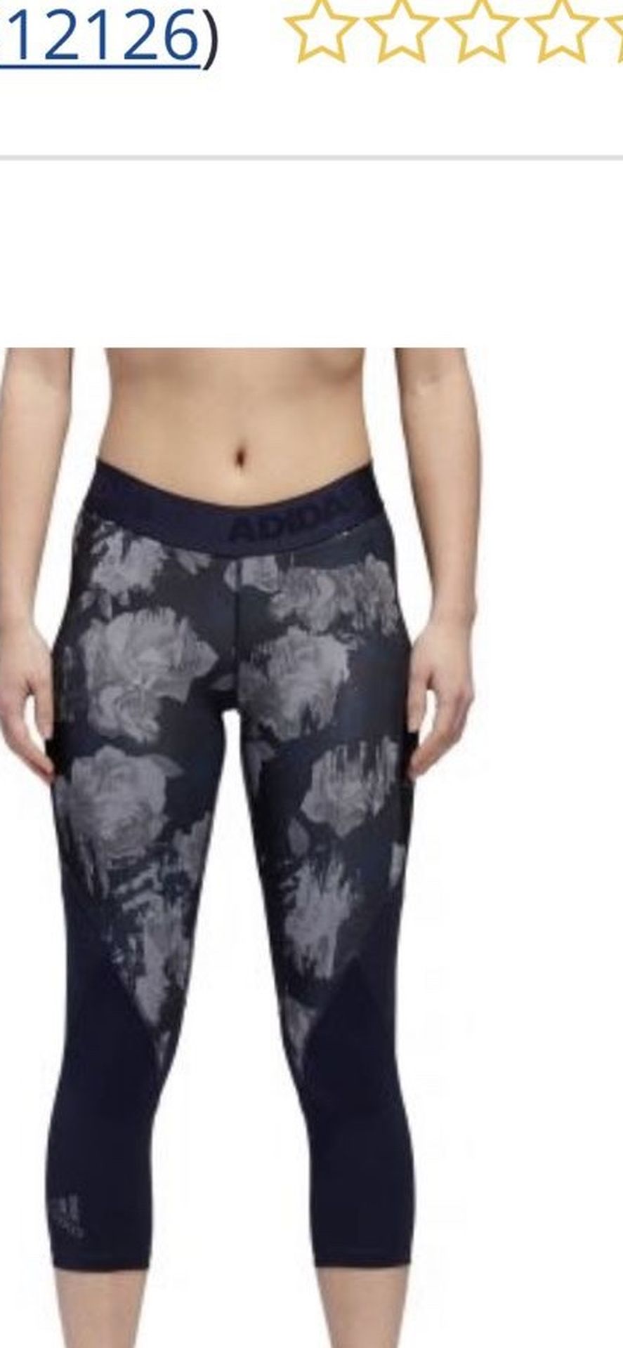 Adidas Women Running Capris M New