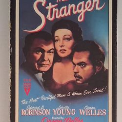 THE STRANGER (VHS 1990) 1946 Film ORSON WELLES Edward G. Robinson LORETTA YOUNG