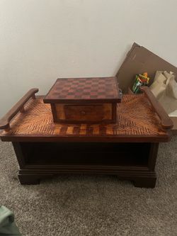Chessboard coffee table