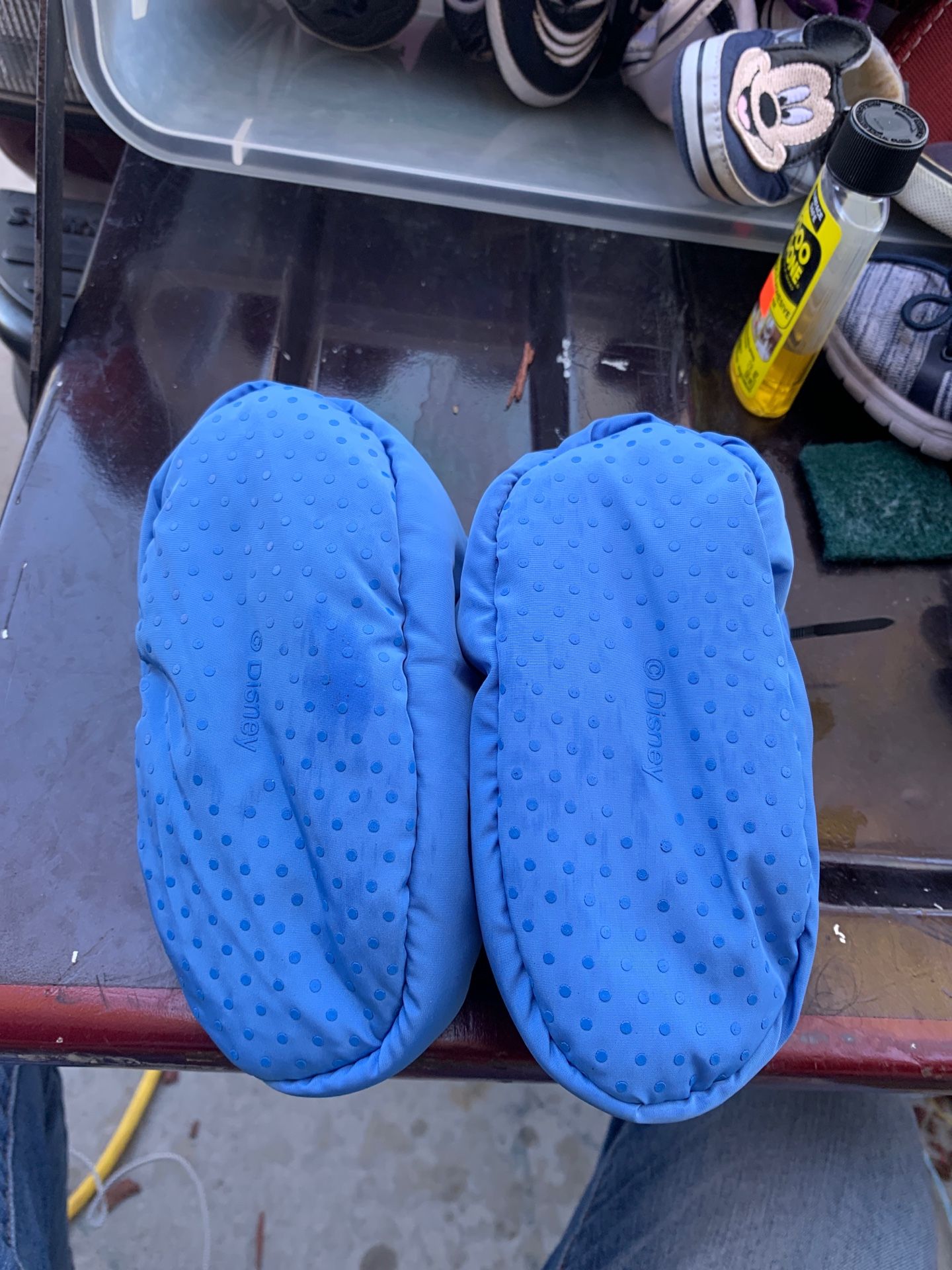 Disney Mickey snow shoes size 7-8 - $10