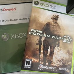 Xbox 360 Games - COD MW3/2