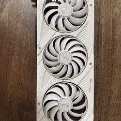 Asus ROG Strix RTX 3080 white GPU GeForce