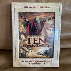 The Ten Commandments DVD Sealed - $6