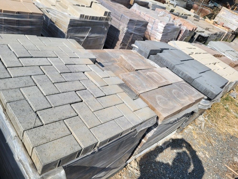 CEMENT BRICK PAVERS  $320 EACH PALLET  (~100 SQUARE FEET PER PALLET)