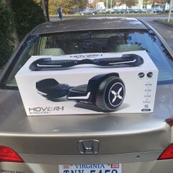 Blue Hoverboard In Box