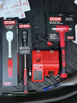 Icon Hand Tools Snap On Milwaukee Charger Ratchet Torque Wrench Hammer Wrench