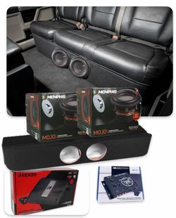 F150 SILVERADO SIERRA CREW CABS FULL BASS PACKAGE MEMPHIS MOJO INSTALLED