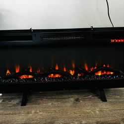 40” Electric Fireplace w/ Heater – Works Great! Needs new glass 