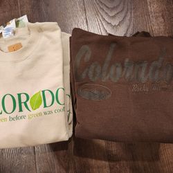 New - 3 Hoodie and 2 Sweatshirt Colorado