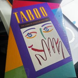 Vintage Taboo The Game of Unspeakable Fun 1989 Milton Bradley Original Unopened