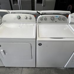 Whirlpool Washer And Dryer Set, Big Capacity 