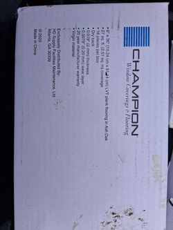Vinl plank flooring