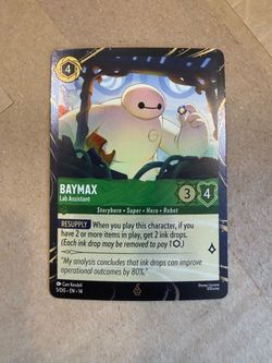 Disney Lorcana Baymax Lab Assistant PROMO Card Hyperia City PARKS EXCLUSIVE