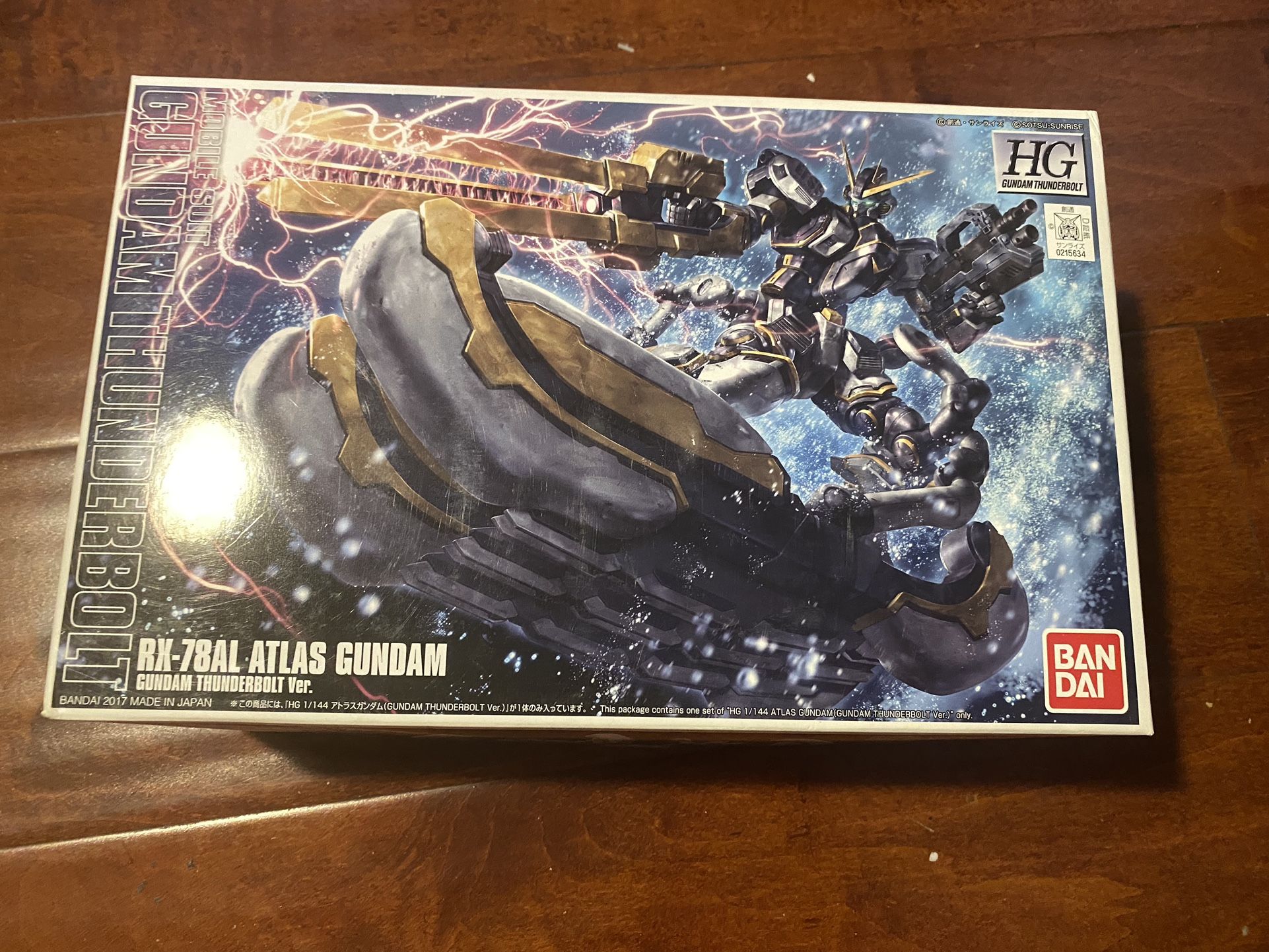 BANDAI HG 1/144 Scale RX-78AL ATLAS GUNDAM THUNDERBOLT Ver. Model Kit Japan