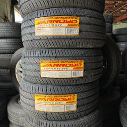 NEW! 235 45 18 ARROYO TIRES (SET OF 4)! MORE BRANDS AND SIZES AVAILABLE! CONTACT US! 