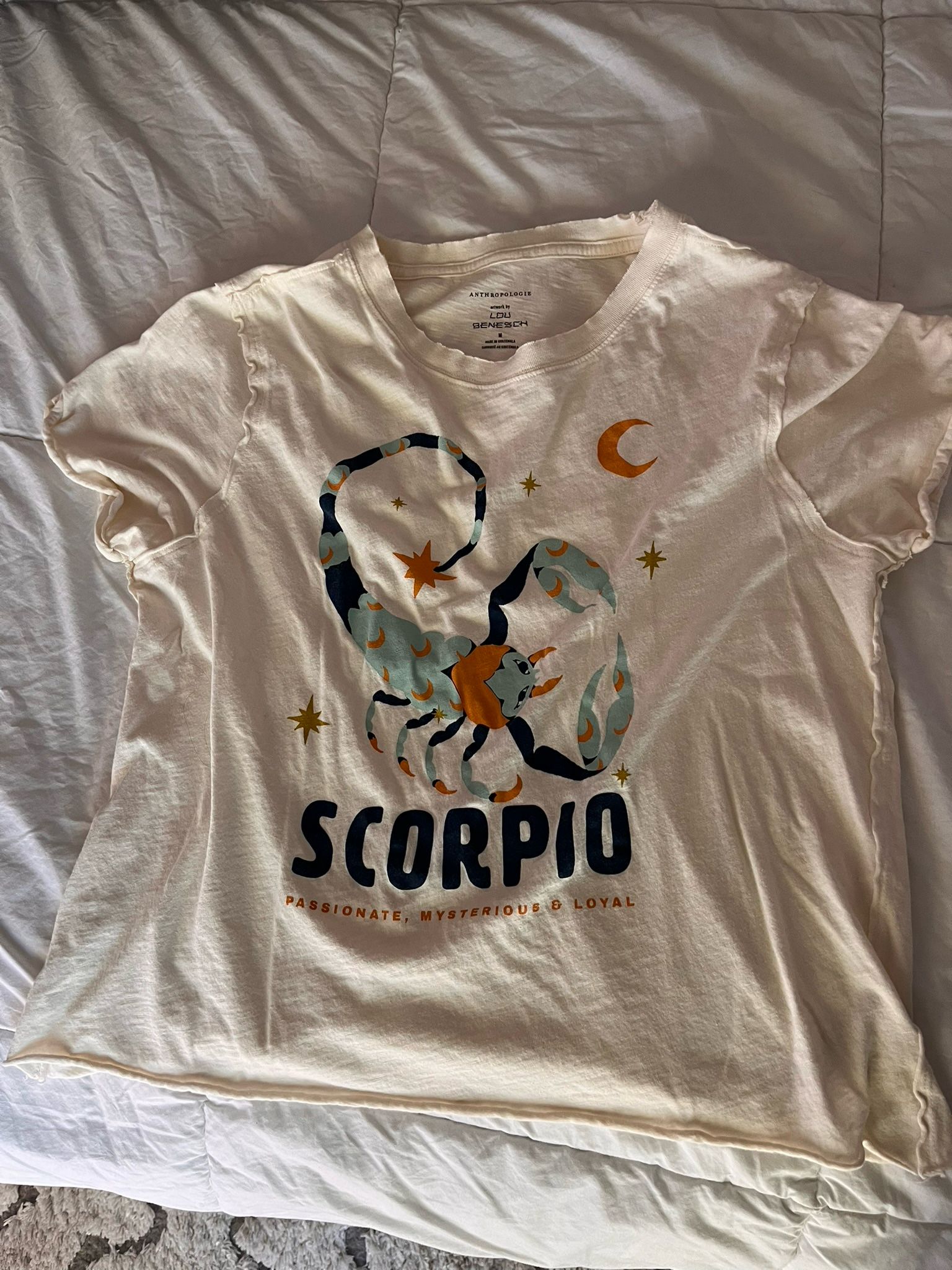🦂Scorpio T-shirt by Anthropologie♏️