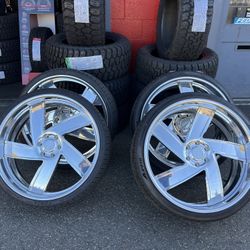EZKO FORGED WHEELS 26s 6x139.7 LIKE NEW!!!!