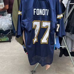 Toniu Fonoti Chargers Jersey