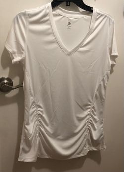 Champion White Jersey Women’s Top Sz M