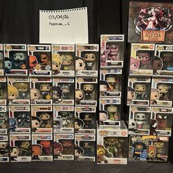 Funko Pop Lot With Autos
