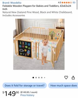Wooden Playpen