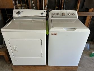 Kenmore Dryer and GE Top-Load Washer Set