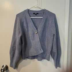 Uniqlo Women Souffle Yarn Short Cardigan 