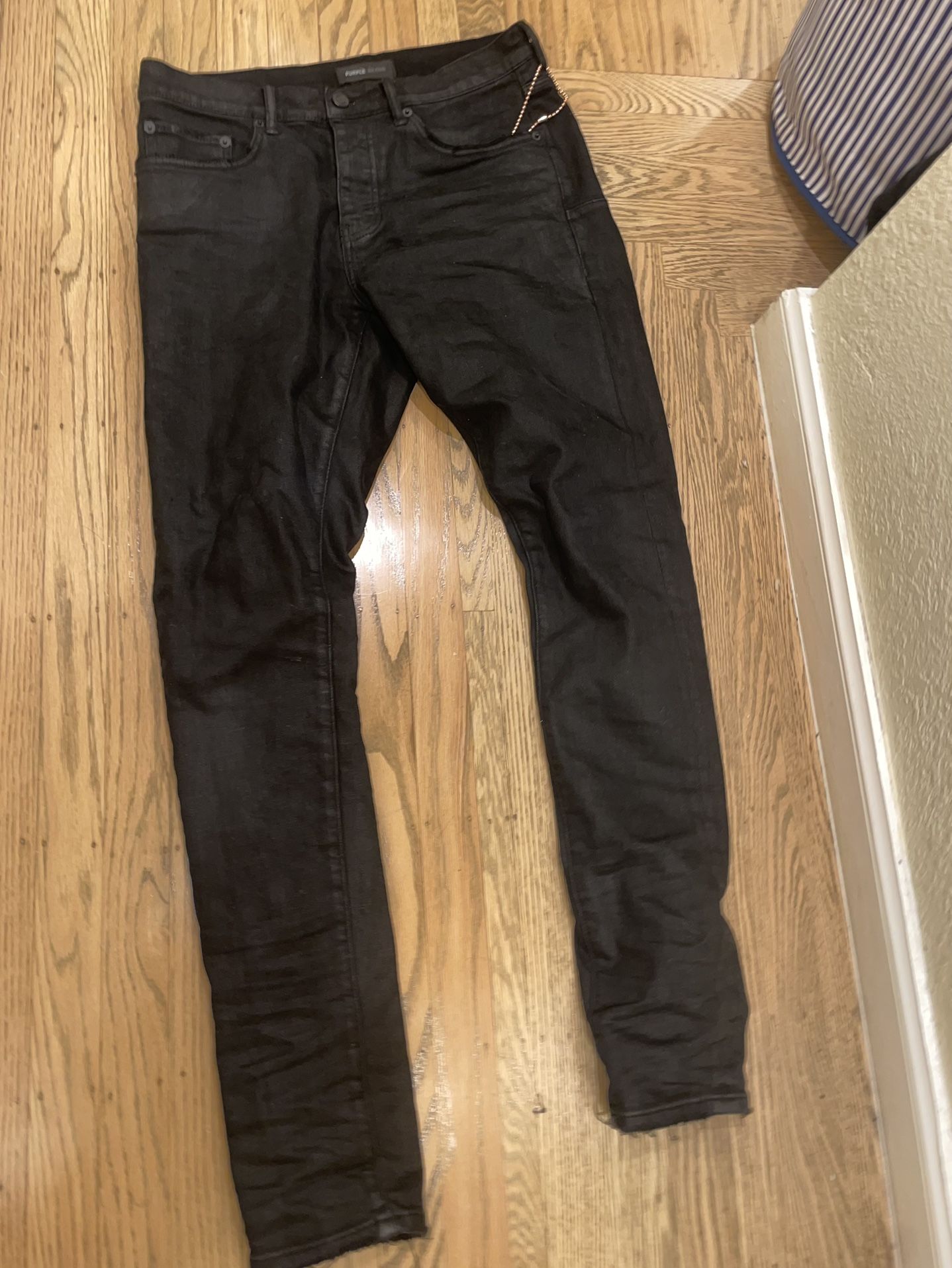 purple jeans