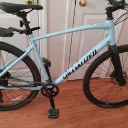 Brand New 2023 Specialized Babyblue Sirrus 2.0 Dual Disk Brakes