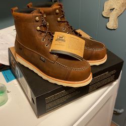 Red Wings Waterproof Work Boots Steel Size 7 Size 7.5 And Size 10 Available New In Box 