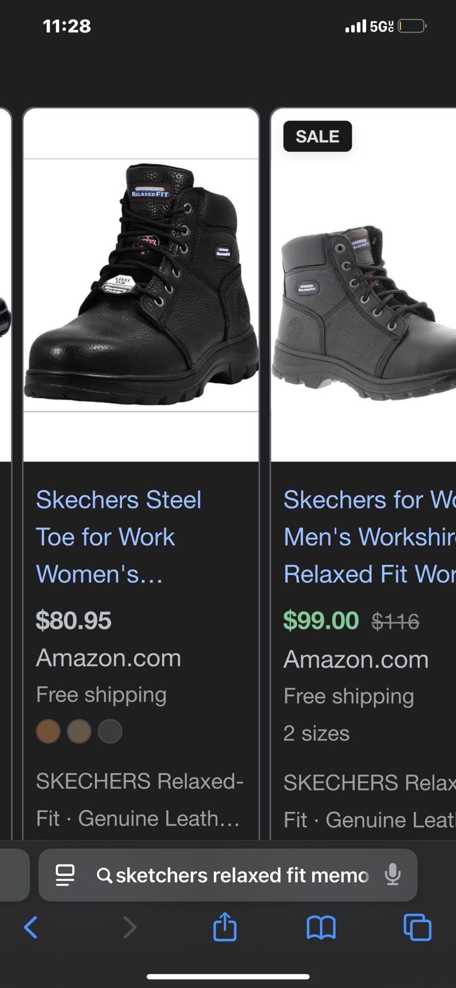 Sketchers Steel Toe
