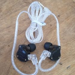 KZ ZS10 PRO 4BA + 1DD 5 DRIVER EAR MONITOR HIFI WIRED EARBUDS GAMING EARBUDS HIBRID STANLEY STEEL FACEPLATE DETACHABLE MUSIC