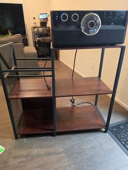 Victrola Record Player Turntable with Radio and CD