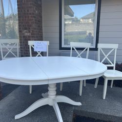 Dining Table and Four Chairs